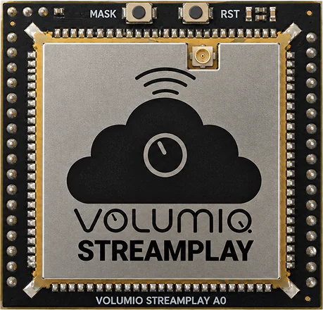 The Volumio StreamPlay A0 module.